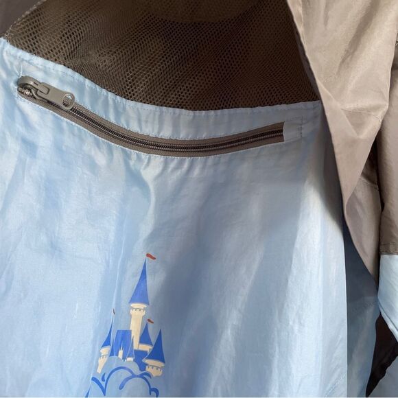 DISNEY PARKS EMBROIDERED WINDBREAKER IN BLUE AND GRAY - Picture 9 of 11